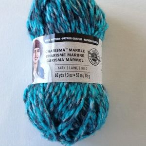 Loops & Threads Charisma Marble Yarn Landscape Blue Gray Super Bulky #6 New